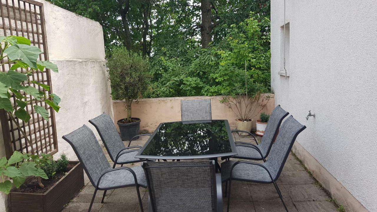Rheinblick 3-Zimmer Apartment Mainz Bagian luar foto